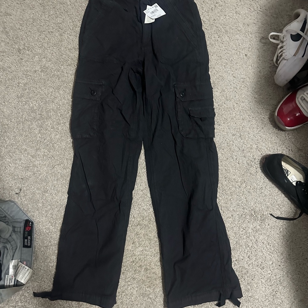 Black Cargo Pants